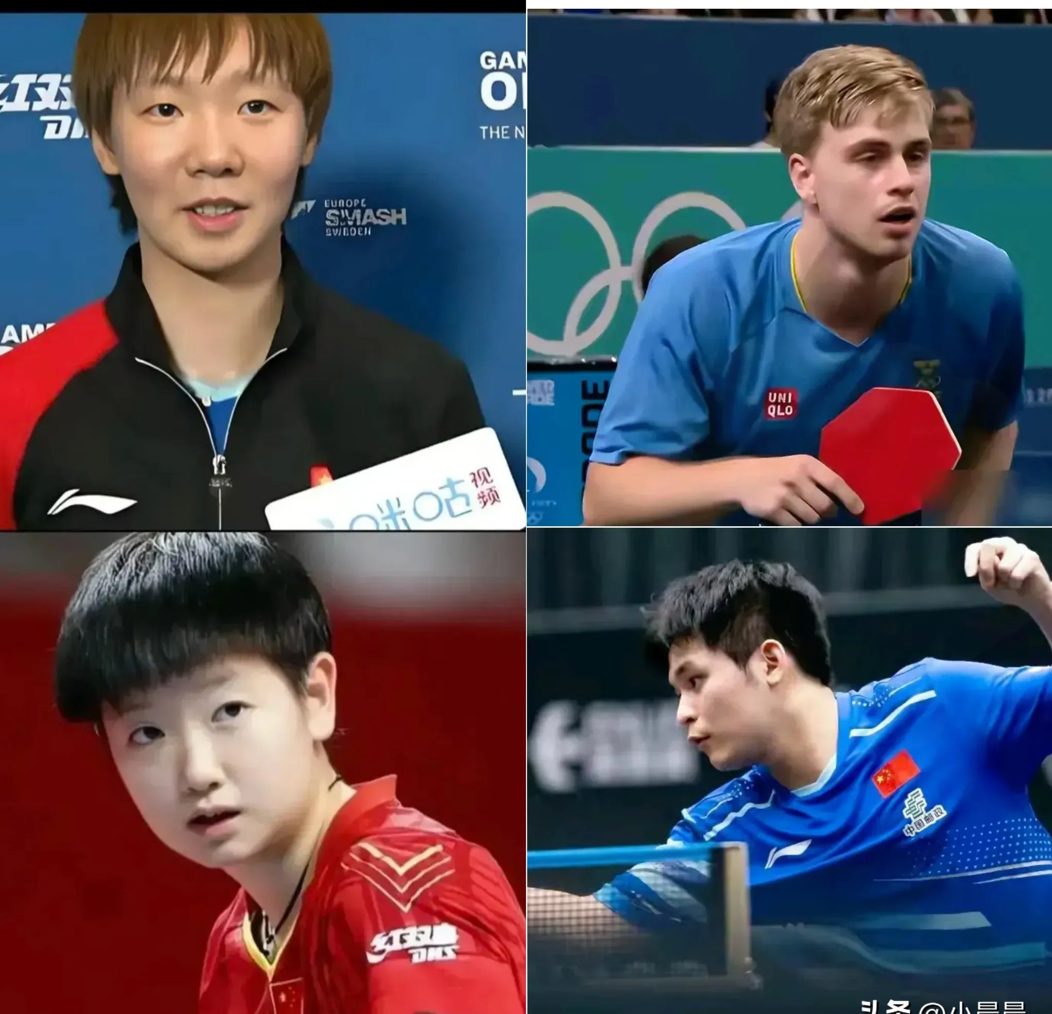 瑞典乒乓球队险胜韩国乒乓球队，王皓绝境逆转
